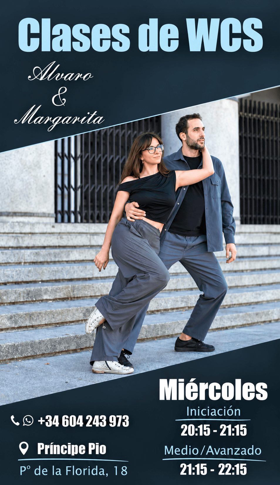 Academias, Clases de Baile, Eventos e Intensivos  de West Coast Swing y Modern Swing en Madrid (Spain)